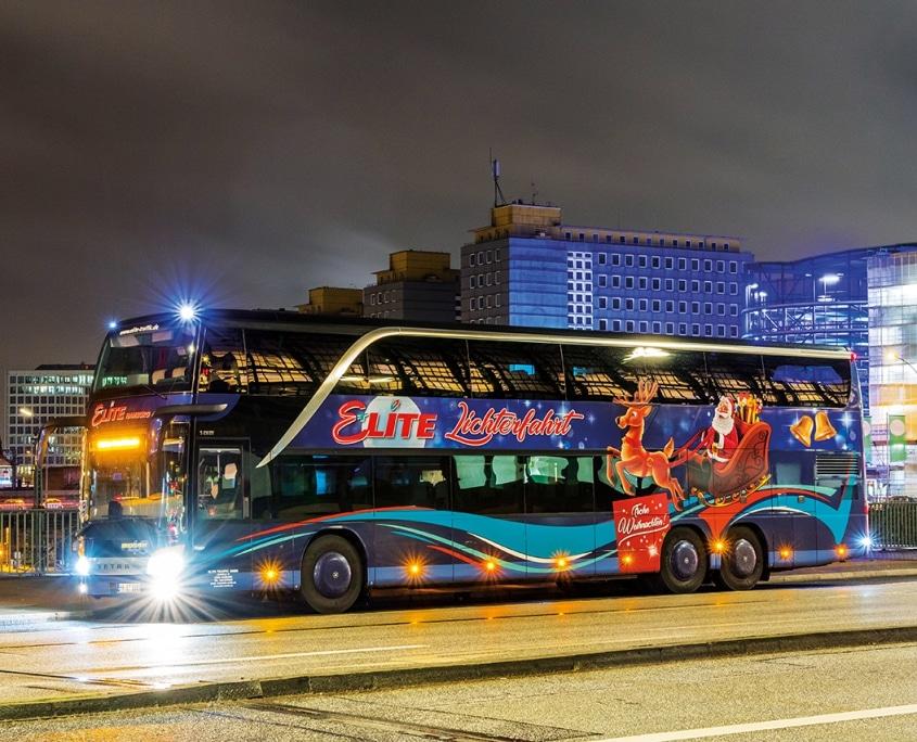 Elite Lichterfahrten Hamburg Bus Weihnacht 1